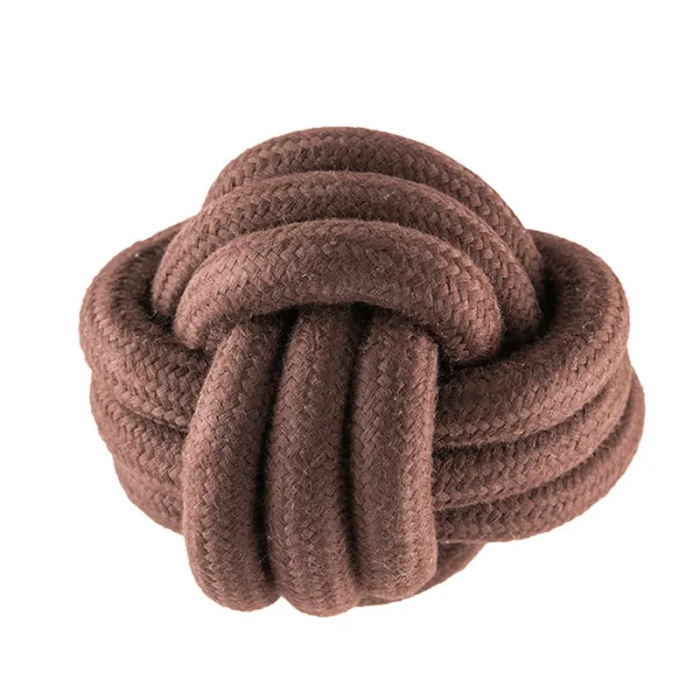 Freedog Pelota Strong Nudo Marron 13 cm