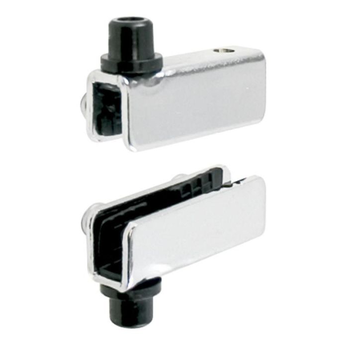 ALK Bisagra Hi-Fi para Puerta de Cristal con Casquillo de Hierro 5mm Acabado Cromo/Grafito (Superior, Inferior y 2 Casquillos) 0 ALK Bisagra Hi-Fi para Puerta de Cristal con Casquillo de Hierro 5mm Acabado Cromo/Grafito (Superior, Inferior y 2 Casquillos) 0