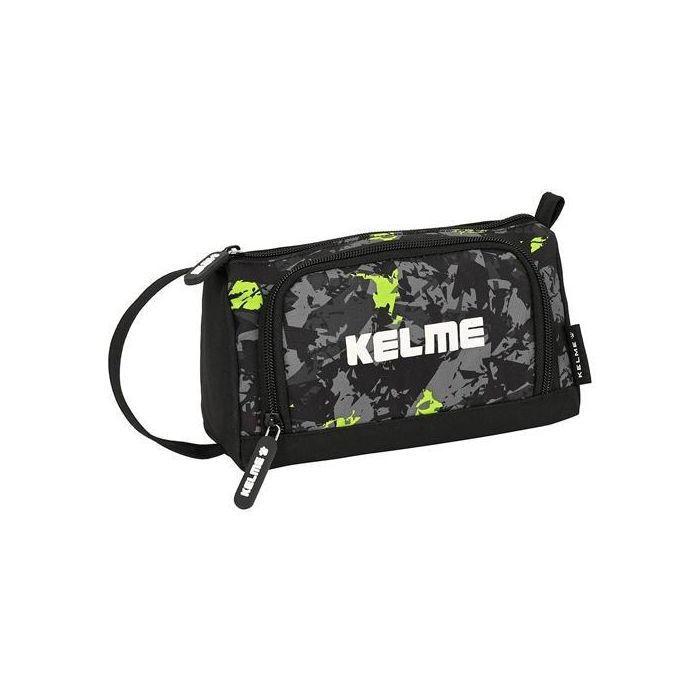 Estuche Escolar con Accesorios Kelme Jungle Negro Gris Lima 20 x 11 x 8.5 cm (32 Piezas) Estuche Escolar con Accesorios Kelme Jungle Negro Gris Lima 20 x 11 x 8.5 cm (32 Piezas)