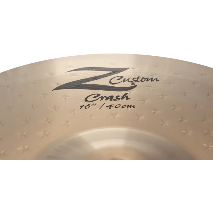 Zildjian Crash 16" Z Custom Cymbal Series B20 Bronze Explosive Bright Powerful 3 Zildjian Crash 16" Z Custom Cymbal Series B20 Bronze Explosive Bright Powerful 3
