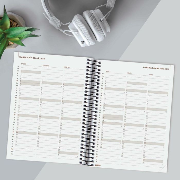 Agenda Finocam YEAR Negro A5 15,5 x 21,2 cm 2025 3