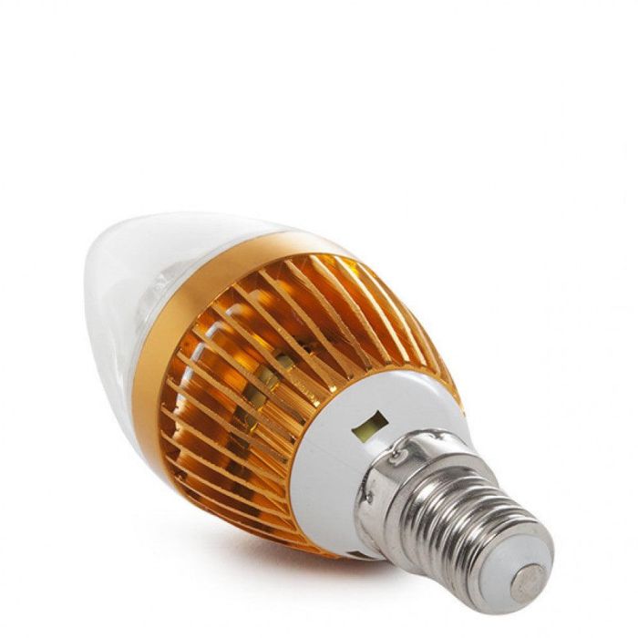 Bombilla LED E14 3W 240Lm 6000ºK 12VAC/Dc 40.000H [JL-12V-E14-3W-CW] 2