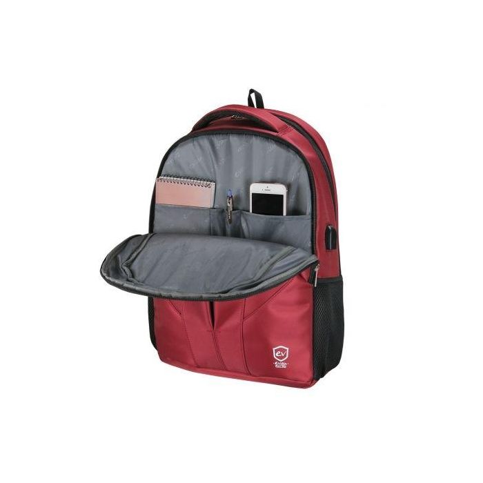 MOCHILA E-VITTA CITYJET ROJA - PARA PORTÁTILES HASTA 15,4"-16"/39.11-40.64CM - CONTIENE USB PARA POWERBANK - 2 COMPARTIMENTOS - DOBLE CREMALLERA 3 MOCHILA E-VITTA CITYJET ROJA - PARA PORTÁTILES HASTA 15,4"-16"/39.11-40.64CM - CONTIENE USB PARA POWERBANK - 2 COMPARTIMENTOS - DOBLE CREMALLERA 3