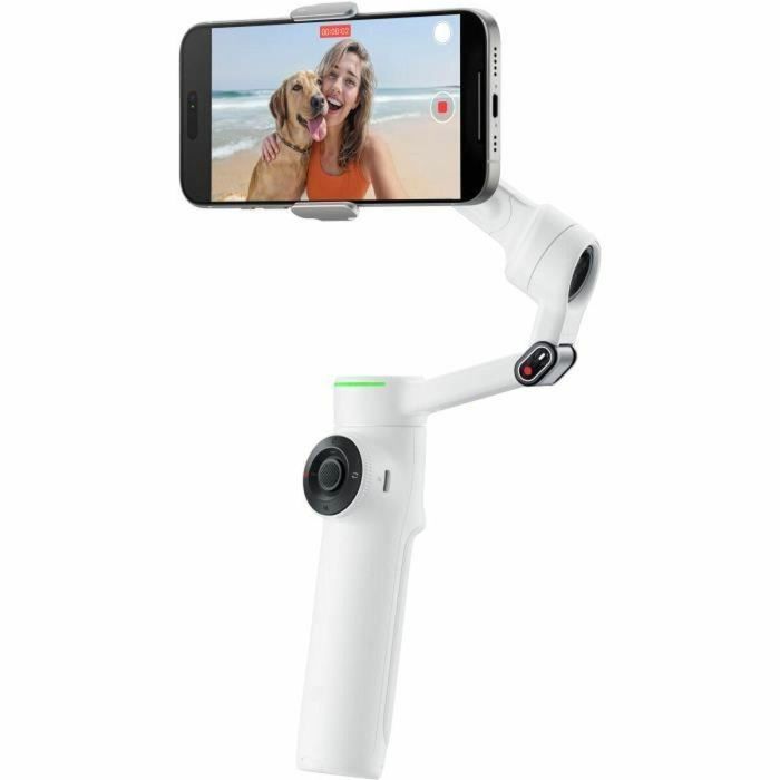 Insta360 INS1737682096888 Estabilizador Plegable de 3 Ejes para Cámara de Móvil Insta360 Flow 2 Pro Blanco 1