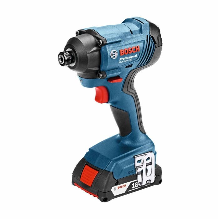 BOSCH PROFESSIONAL Atornillador de impacto inalámbrico 18V GDR 18V-160, 2 batidores 2,0 Ah, L-BOXX 6