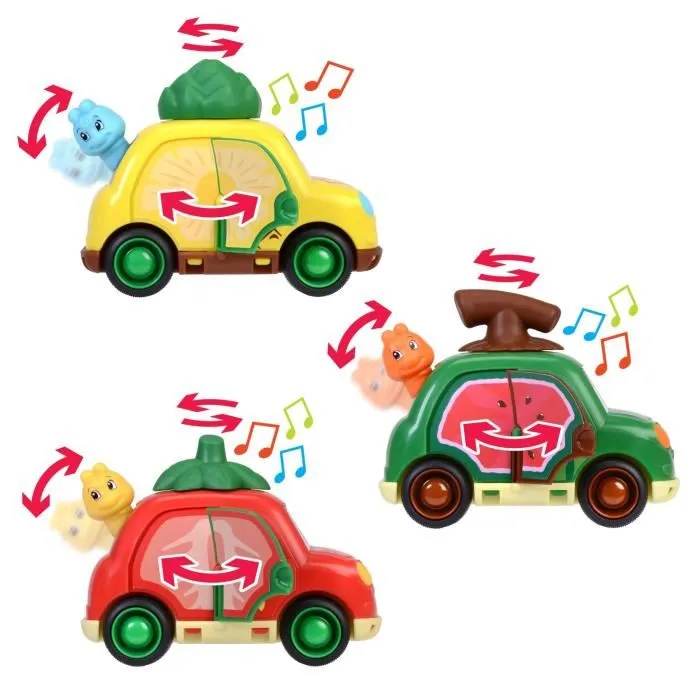 Dickie Toys ABC Fruit Friends 3 modelos - Funciones de sonido y accesorios - A partir de 12 meses 3