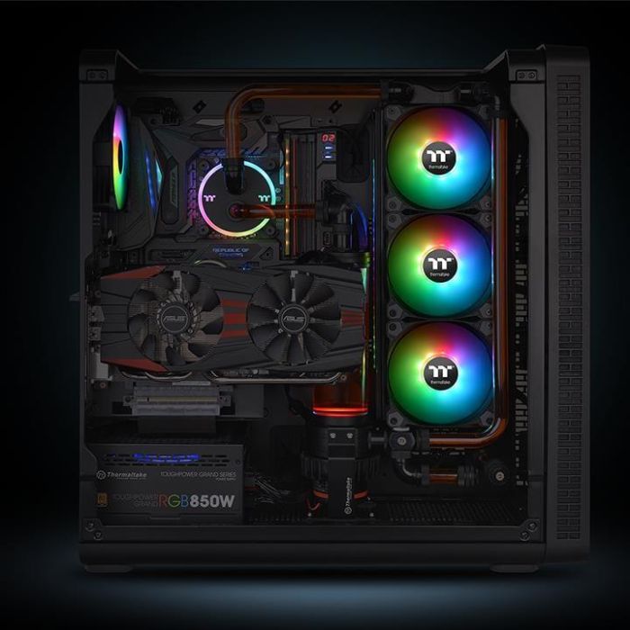 120mm Thermaltake Pure 12 ARGB Sync Case Fan 3 Pack 4 120mm Thermaltake Pure 12 ARGB Sync Case Fan 3 Pack 4