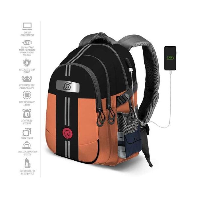 Karactermania Naruto Run. Plus FAN Dress Mochila 44x34x21 cm, Gran Capacidad, 3 Compartimentos, Bolsillo Acolchado, Material Resistente 10 Karactermania Naruto Run. Plus FAN Dress Mochila 44x34x21 cm, Gran Capacidad, 3 Compartimentos, Bolsillo Acolchado, Material Resistente 10