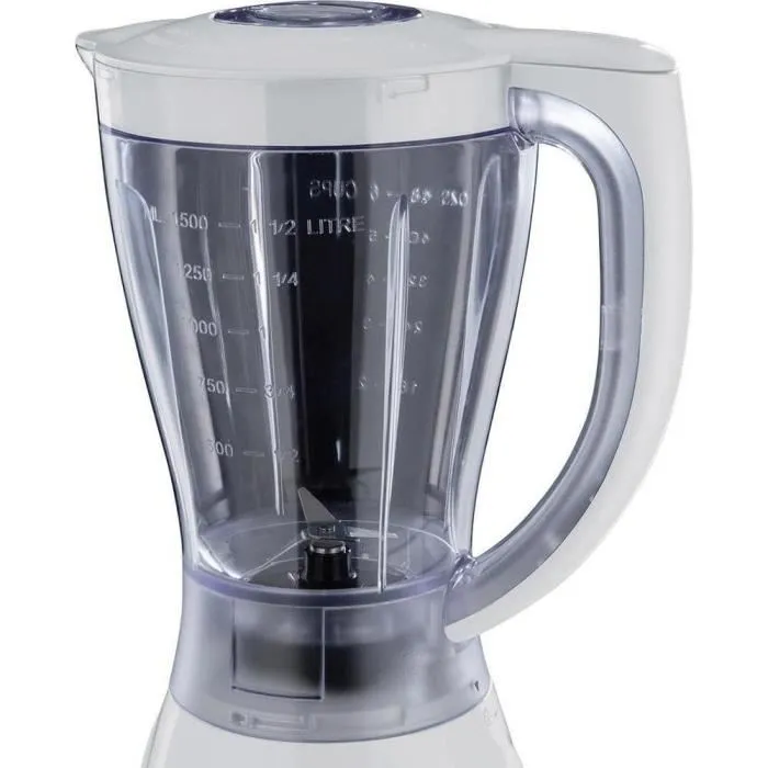 Russell Hobbs 22250-56 Licuadora Clásica - Blanco, 600W, 1.5L, 2 Velocidades con Función de Pulso, 4 Cuchillas de Acero Inoxidable 4 Russell Hobbs 22250-56 Licuadora Clásica - Blanco, 600W, 1.5L, 2 Velocidades con Función de Pulso, 4 Cuchillas de Acero Inoxidable 4