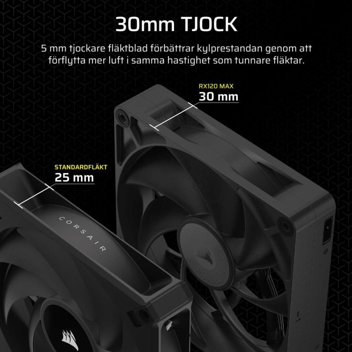 Ventilador de Caja Corsair iCUE LINK RX120 MAX 11