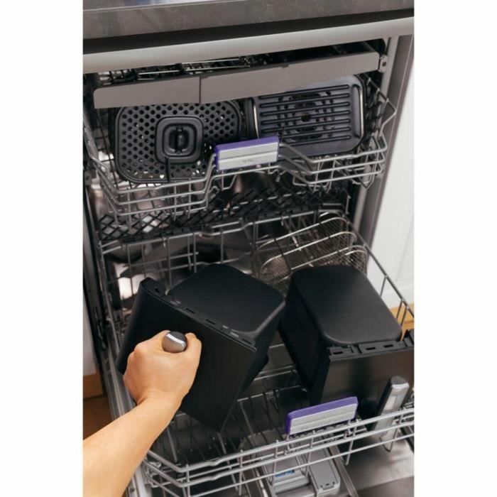 Beko FRL5388B Freidora de Aire Caliente Multifunción con Doble Cubeta 8.5L (2x 4.5L) para 2kg Patatas Fritas 2400W Negra 2 Beko FRL5388B Freidora de Aire Caliente Multifunción con Doble Cubeta 8.5L (2x 4.5L) para 2kg Patatas Fritas 2400W Negra 2
