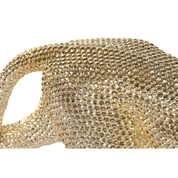 DKD Home Decor Figura Colonial Leopardo Dorado 120 x 44 x 23 cm 2