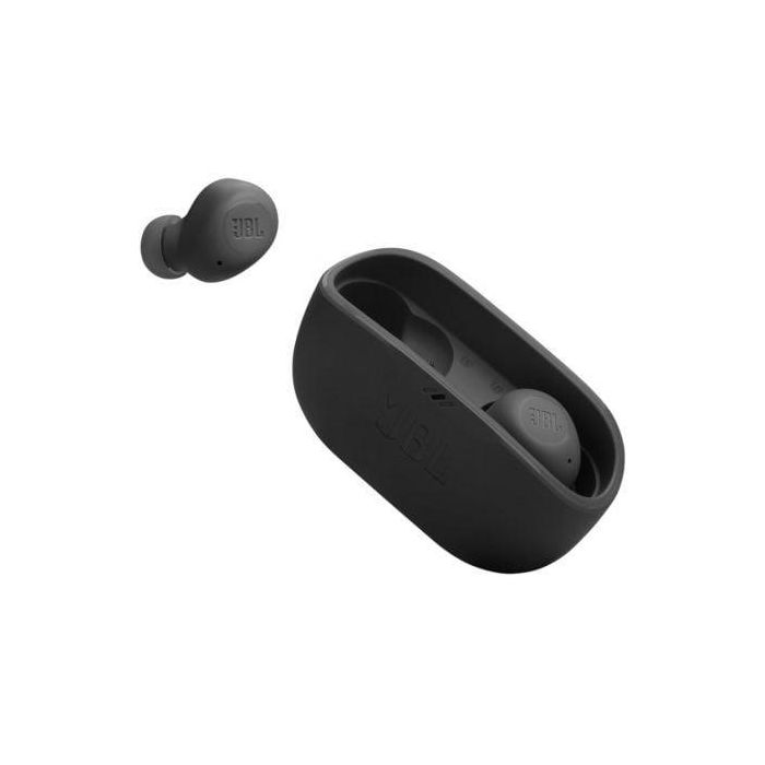 Auriculares Bluetooth JBL Vibe Buds con estuche de carga/ Autonomía 8h/ Negros 1