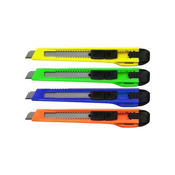 Bismark Cutter Estrecho - Cuchilla Fracturable De 9 mm con Sistema Bloqueo Cuchilla Intercambiable