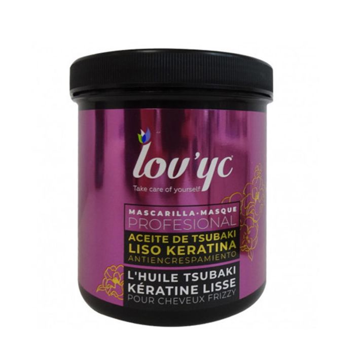 Lovyc Keratina anti-encrespamiento aceite de tsubaki mascarilla 700 ml Lovyc Keratina anti-encrespamiento aceite de tsubaki mascarilla 700 ml