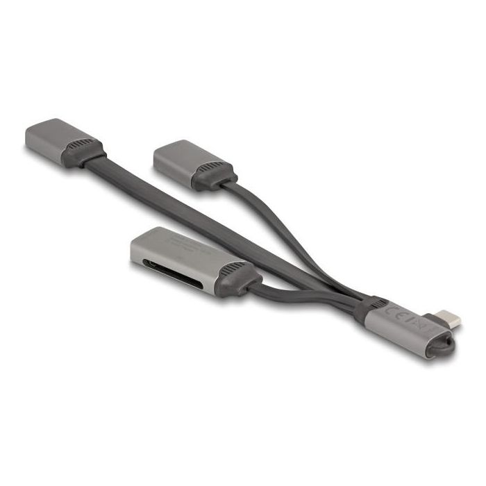 DELOCK 2 Port USB Hub inklusive SD und Micro SD Card Reader mit USB Type-C Anschluss 0 DELOCK 2 Port USB Hub inklusive SD und Micro SD Card Reader mit USB Type-C Anschluss 0