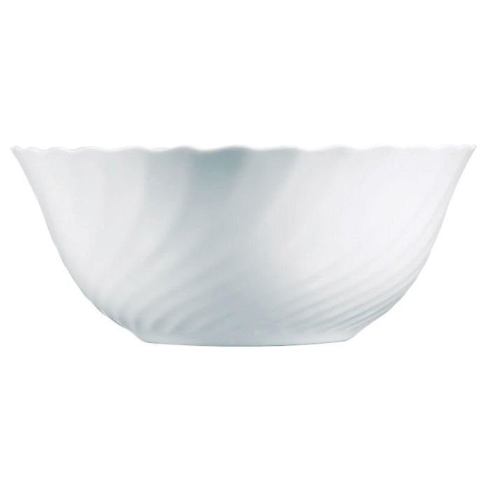 Ensaladera Luminarc Trianon Blanco Vidrio (24 cm) (6 Unidades) 1