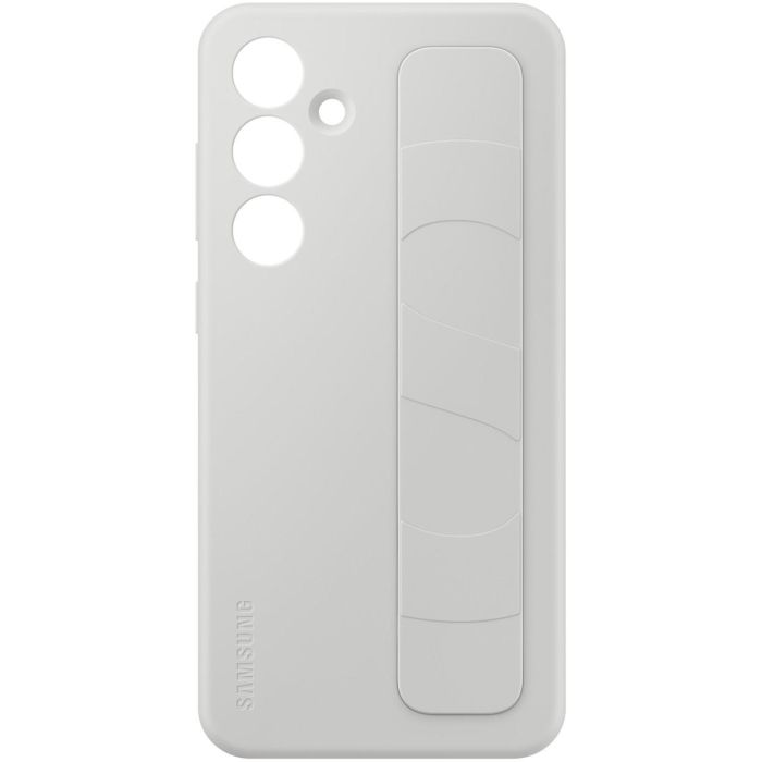 Samsung EF-GS721 Funda Standing Grip para Galaxy S24 FE Gris – Carcasa de Silicona con Soporte, Resistente a Golpes y Rayones 3