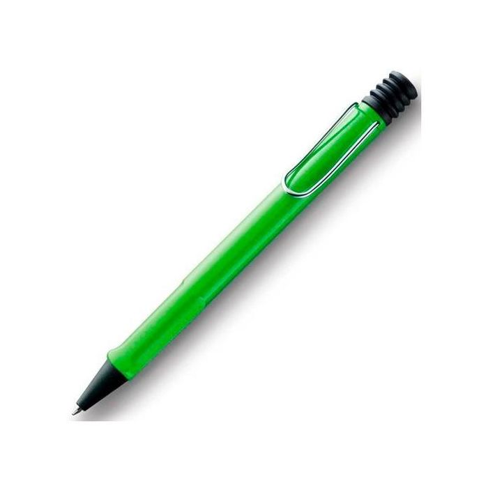 Lamy Bolígrafo Safari Green 213M Punta Media Tinta Azul Recargable Color Verde