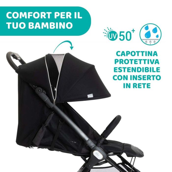 Chicco CHI8058664139668 Cochecito paraguas Nosotros 4 ruedas negro 8 Chicco CHI8058664139668 Cochecito paraguas Nosotros 4 ruedas negro 8