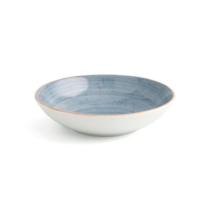 Ariane Plato Hondo Porcelana Terra 21 cm Azul, Juego de 6 Unidades, Reforzado, Apto Microondas, Lavavajillas, Horno hasta 170ºC, Apilable 1 Ariane Plato Hondo Porcelana Terra 21 cm Azul, Juego de 6 Unidades, Reforzado, Apto Microondas, Lavavajillas, Horno hasta 170ºC, Apilable 1