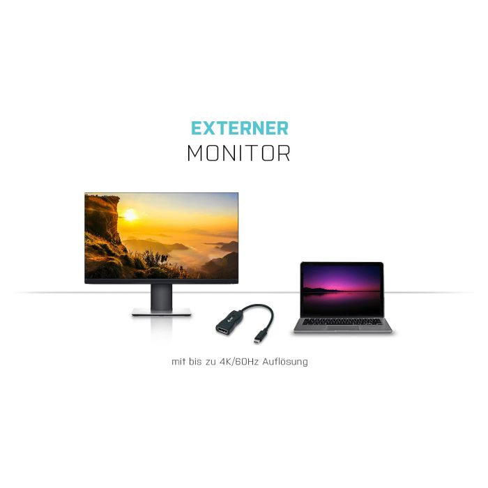 I-TEC Adaptador USB-C a DisplayPort 4K/60Hz, Macho a Hembra
