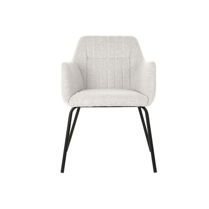 DKD Home Decor Silla Scandi Beige Poliéster Metal 78x59.5x60.5cm Altura asiento 47cm Peso máx. 100kg 2 DKD Home Decor Silla Scandi Beige Poliéster Metal 78x59.5x60.5cm Altura asiento 47cm Peso máx. 100kg 2