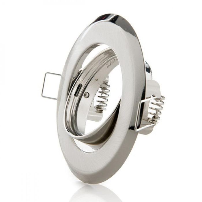 Aro Foco Downlight Circular Basculante Acero 92M Aro Foco Downlight Circular Basculante Acero 92M