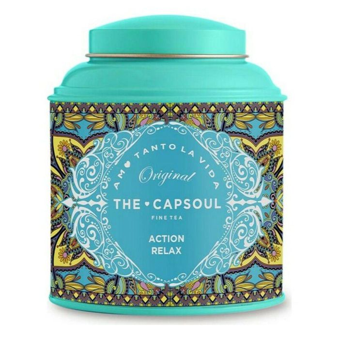 The Capsoul Infusión FUNCIONAL antiestress be happy - Infusión Relajante para Calmar Ansiedad y Mejorar el Bienestar, 60g The Capsoul Infusión FUNCIONAL antiestress be happy - Infusión Relajante para Calmar Ansiedad y Mejorar el Bienestar, 60g