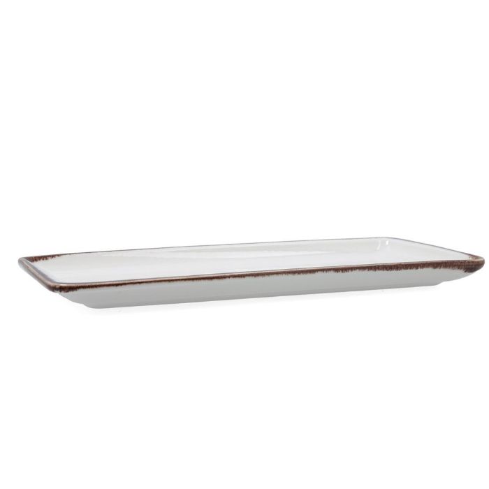 Bandeja Rectangular Porcelana Orion Hydrozero Bidasoa 34x16 cm (6 Unidades) 2 Bandeja Rectangular Porcelana Orion Hydrozero Bidasoa 34x16 cm (6 Unidades) 2