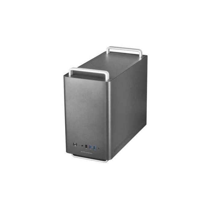 Mars Gaming MC-ELITE Caja Gaming Minitorre con Diseño Mesh, 3 Ventiladores FDB Silenciosos, Soporte Dual PSU ATX/SFX y USB-C, compatible MicroATX/Mini-ITX 2