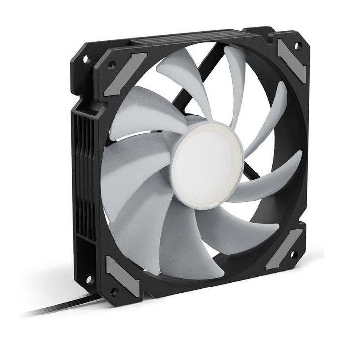 Sharkoon SHARK Mirror RGB PWM Ventilador 120mm Negro con Iluminación LED