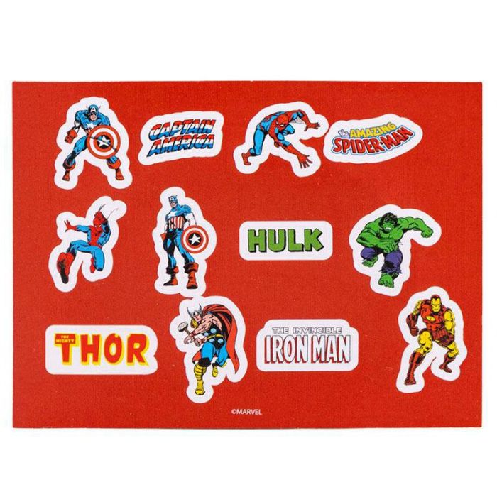 CERDÁ Set Papeleria Coloreable Vengadores Avengers Marvel Contiene Cuaderno A4 A5 Pegatinas Lapices Colores 4