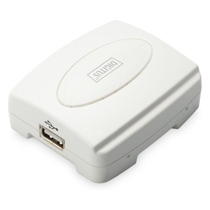 Digitus DN-13003-2 Servidor de Impresión USB 2.0 Fast Ethernet, TCP/IP, IPX/SPX, NetBEUI, AppleTalk