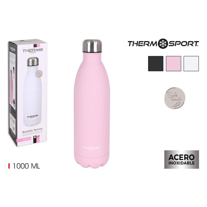 Botella Termo Soft Touch 1000 ml Thermospo - Thermosport (6 Unidades) Botella Termo Soft Touch 1000 ml Thermospo - Thermosport (6 Unidades)