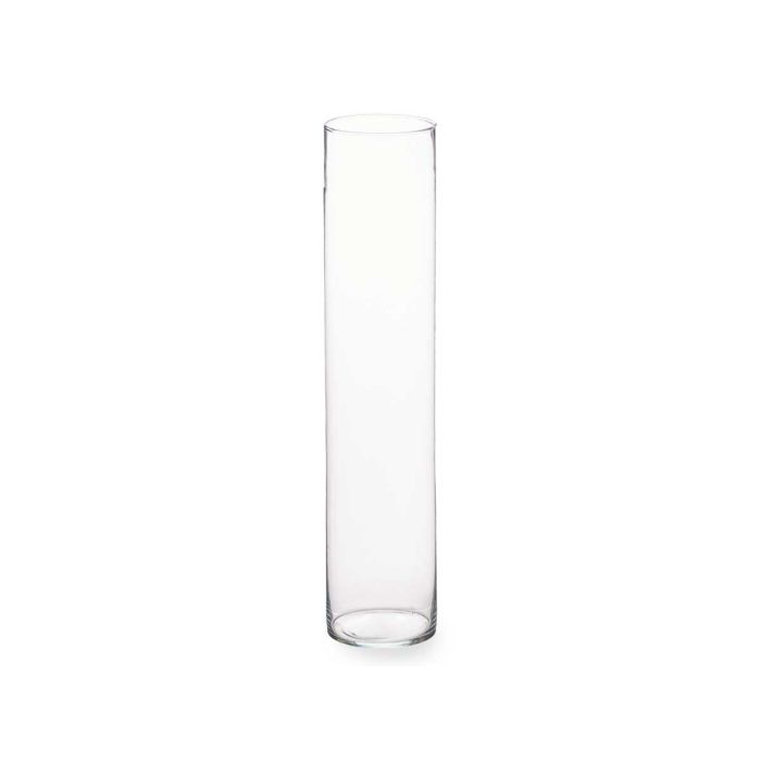 Jarrón de Cristal Cilíndrico Giftdecor - 15 cm diámetro x 70 cm alto, Transparente 1 Jarrón de Cristal Cilíndrico Giftdecor - 15 cm diámetro x 70 cm alto, Transparente 1