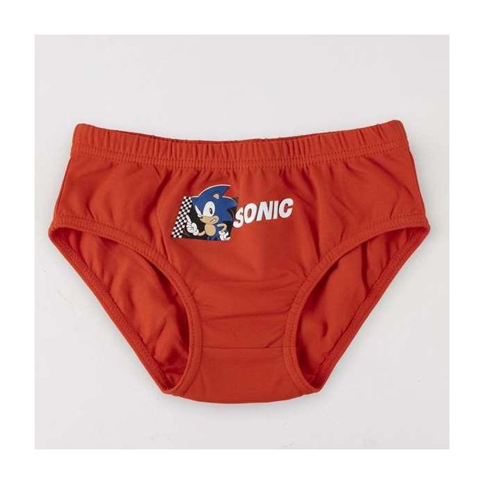 Cerdá Pack Calzoncillos Single Jersey 3 Piezas Sonic T06/08 Modelos Surtidos 6-8 Años 2