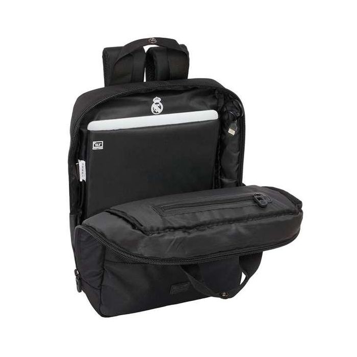Safta Mochila para Portátil 13,3''+USB Real Madrid Premium 29x39x11 cm 3