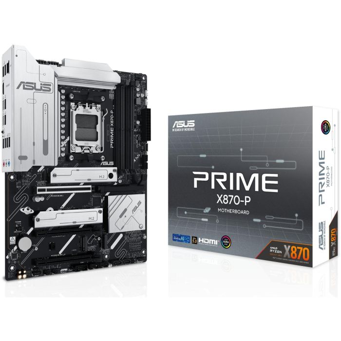 ASUS PRIME X870-P Placa Base AMD X870 Socket AM5 ATX - 90MB1IT0-M0EAY0 0 ASUS PRIME X870-P Placa Base AMD X870 Socket AM5 ATX - 90MB1IT0-M0EAY0 0