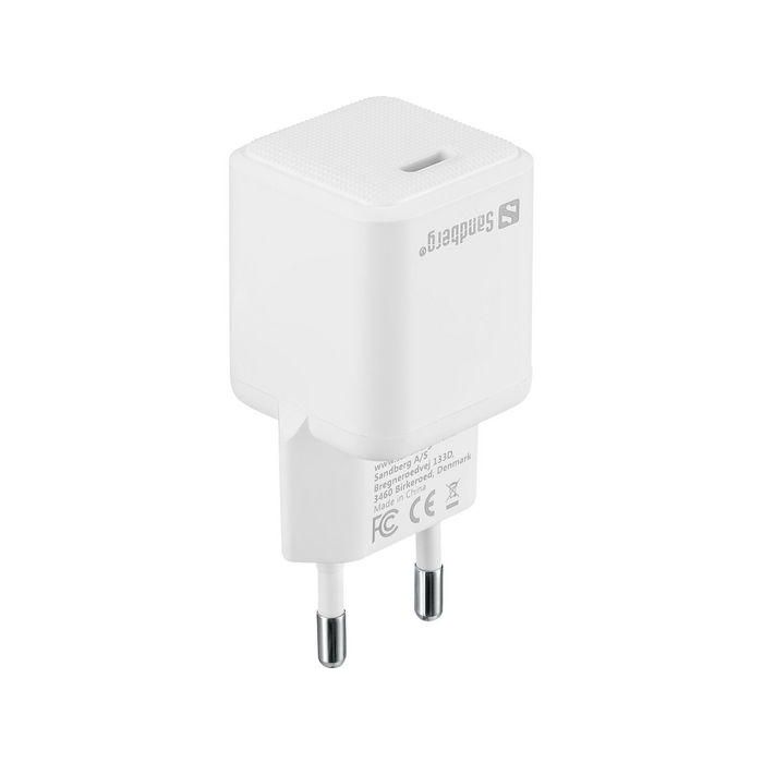 Sandberg Cargador USB-C AC PD20W EU para Smartphones y Tablets Sandberg Cargador USB-C AC PD20W EU para Smartphones y Tablets