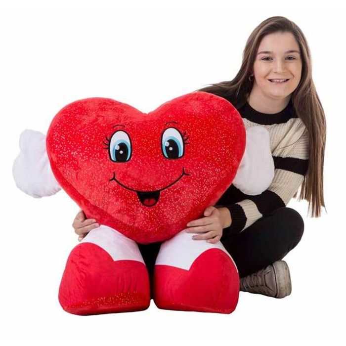 Peluche corazón zapatón 58 cm 1