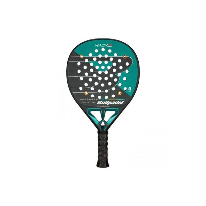 Bullpadel Hack 04 Hybrid 2025 HACK 04 HYB 25 Pala de Pádel Híbrida Experto Paquito Navarro Verde