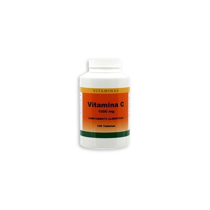 BIOENER Vitamina C 1000 mg, 100 Comprimidos. Contribuye a la formación de colágeno para huesos y encías saludables.