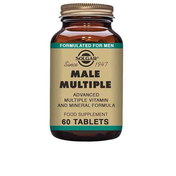 Solgar MALE MULTIPLE - Multivitamínico para Hombres, 60 Cápsulas - Vegano, Sin Azúcar Solgar MALE MULTIPLE - Multivitamínico para Hombres, 60 Cápsulas - Vegano, Sin Azúcar