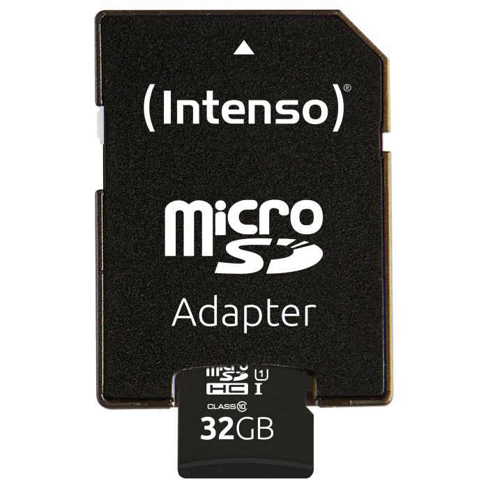 Intenso 3424480 Tarjeta MicroSD de 32 GB - UHS-I U1 Clase 10, Resistente a Temperatura, Golpes, Agua y Rayos X 3