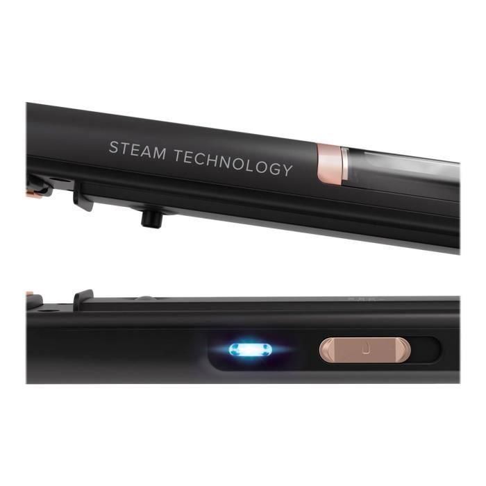 Plancha de vapor - Bellissima - My Pro Steam B28 100 - Plancha de protección y brillo - 3 temperaturas - Todo tipo de cabello 3 Plancha de vapor - Bellissima - My Pro Steam B28 100 - Plancha de protección y brillo - 3 temperaturas - Todo tipo de cabello 3