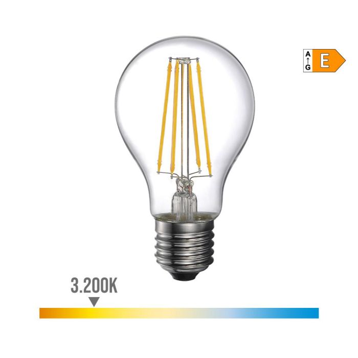 Edm Bombilla LED Standard E27 6W 800LM 3200K Luz Cálida Ø6x10.6cm 0 Edm Bombilla LED Standard E27 6W 800LM 3200K Luz Cálida Ø6x10.6cm 0