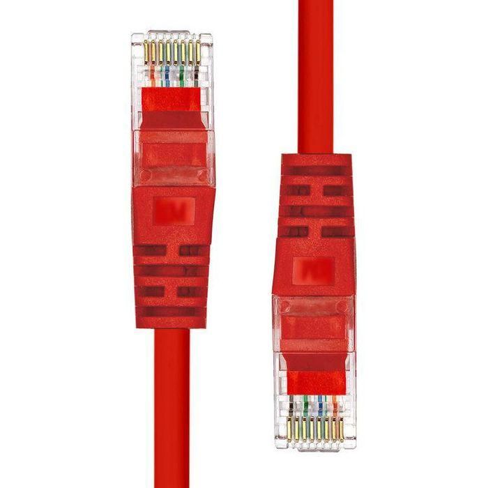 ProXtend Cable Ethernet CAT5e U/UTP CCA PVC 50cm AWG 26 con Protección de Pestillo y Alivio de Tensión para Instalación Segura y Mayor Durabilidad 1