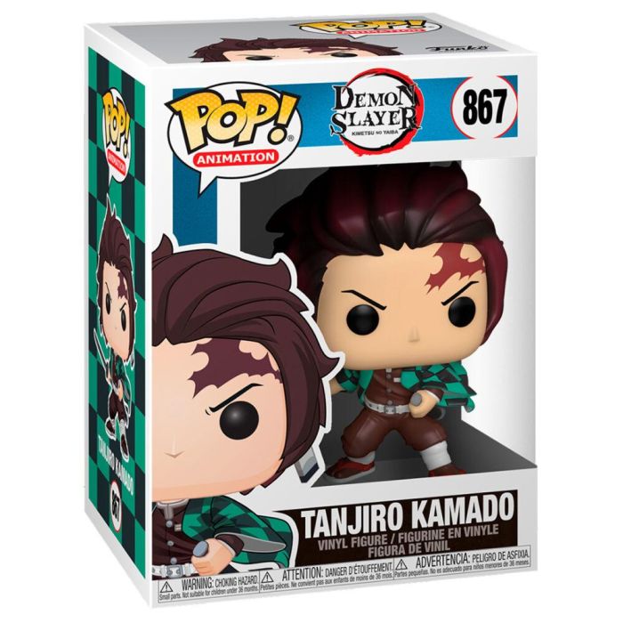 Funko POP Demon Slayer Kimetsu no Yaiba Tanjiro Kamado Figura Vinilo 9cm 2