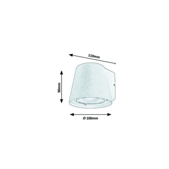 Aplique Exterior RABALUX "Mandal" 1xGU10 IP54 [RAB-7959] 2